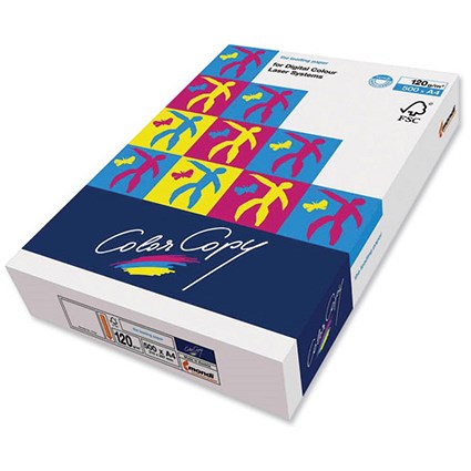 Color Copy A4 Copier Paper Premium Super Smooth - White - 120gsm - 1 Ream (500 Sheets)