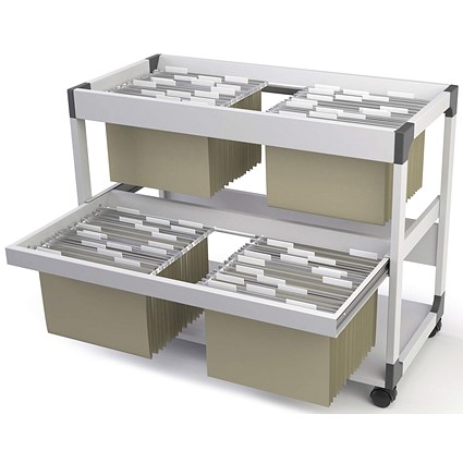 Durable Multi Duo System File Trolley