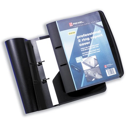 Rexel Report Cover 2 Ring Professional with Pockets Capacity 40 Sheets A4