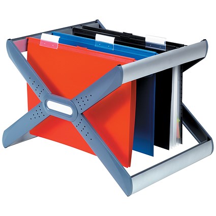 Rexel Crystalfile Extra Desk Organiser Frame for 30 Suspension Files - A4 or Foolscap