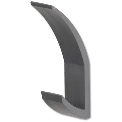 Acorn Hat and Coat Hooks / Concealed Fixings / Screws and Wall Plugs / Graphite / Pack of 5