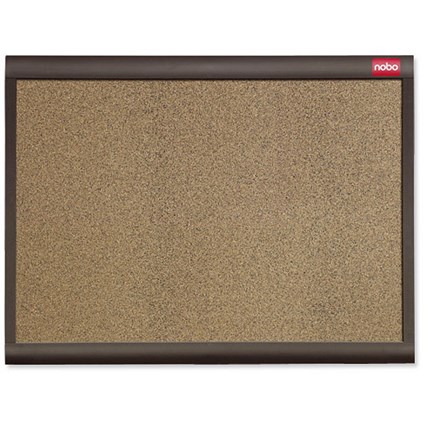 Nobo Elipse Personal Designer Noticeboard / Cork / Plastic Frame / W600xH450mm