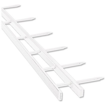GBC SureBind Binding Strips / 25mm / 10 Prongs / White / Pack of 100