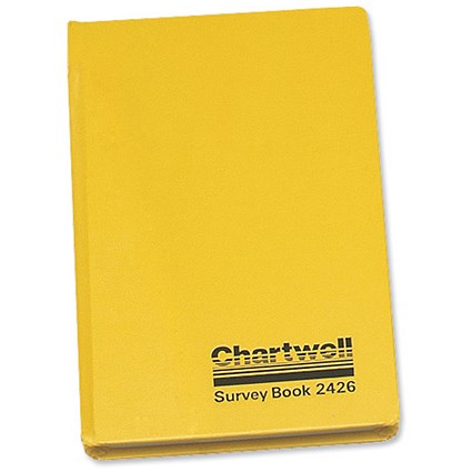 Chartwell Survey Book Level Rise and Fall Weather Resistant Side Opening 80 Leaf 192x120mm
