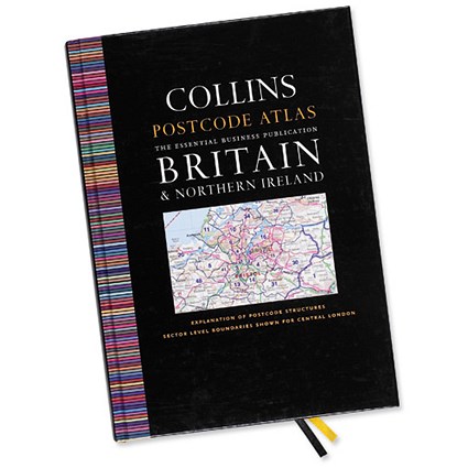 Collins Postcode Atlas Britain & Northern Ireland 4.15 Miles to 1 Inch Full Index A4