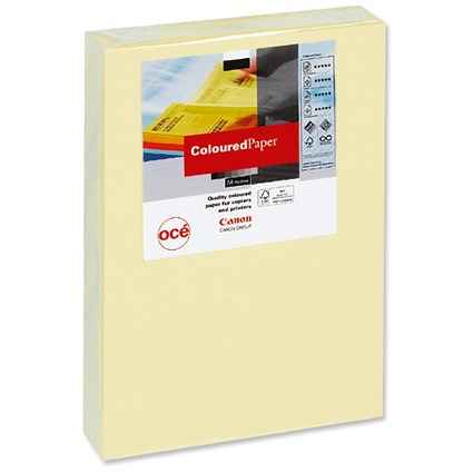 Canon A4 Multifunctional Coloured Card - Yellow -160gsm - Ream (250 Sheets)