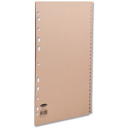 Concord Everyday Dividers, 1-31, A4, Buff
