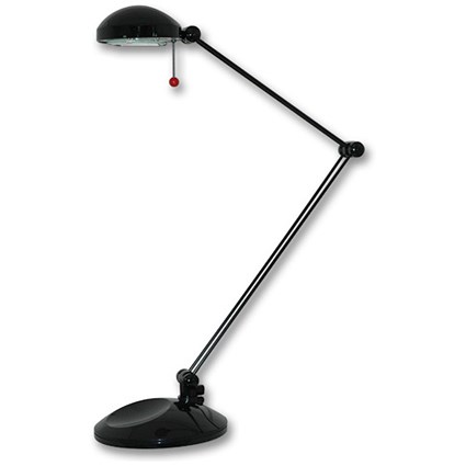 Merit Halogen Table Lamp 20W H780mm Black