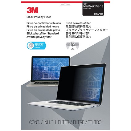 3M Privacy Filter for Apple Macbook Pro 15in 2016 Model