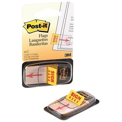 Post it cheap sign here