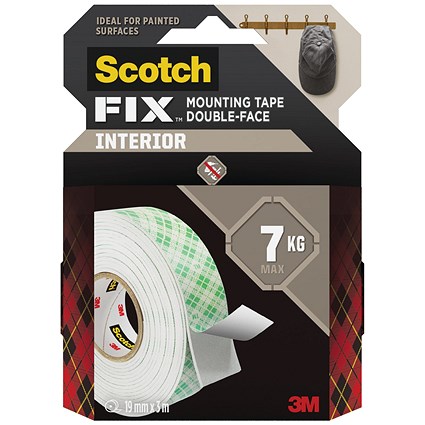 Scotch-Fix Double-Sided Interior Mounting Tape 19mmx3m