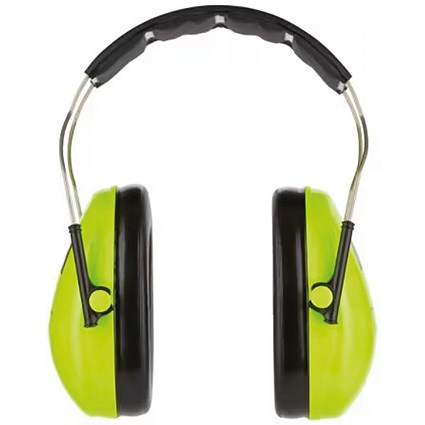 3M Peltor Kid Earmuffs, SNR Value 27dB, Neon Green