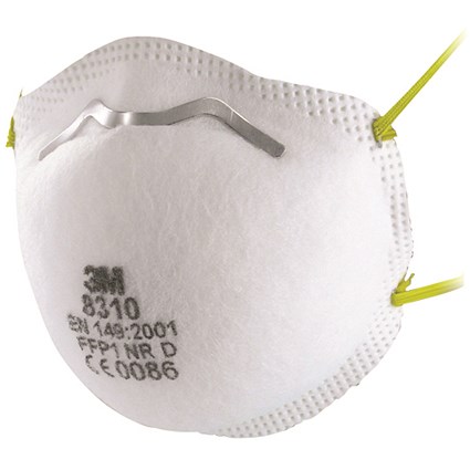 3M FFP1 Unvalved Disposable Cup Respirator (Pack of 10)