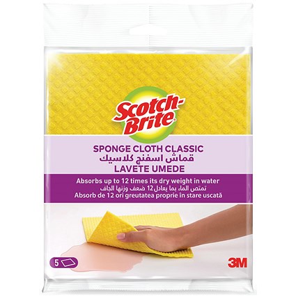 Scotch-Brite Sponge Cloth (Pack of 5) 7100248928