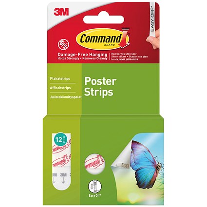 Command Poster Strips (Pack of 12)