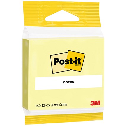 Square Sticky Notes / Pastel Post It Notes / Memo Pads of 100 Pages Each  76x76mm / Great for Studying, Reminders & to Do Lists 