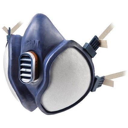 3M 4251 Half Mask Respirator, Blue & White