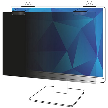 3M Privacy Filter with COMPLYMagnetic Attach, 21.5 Inch Widescreen, 16:9 Screen Ratio