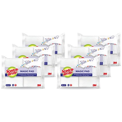 Scotch-Brite Magic Pad 110x70mm (Pack of 12) 7100296057