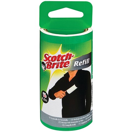 Scotch-Brite Lint Roller Refill, 30 Sheets