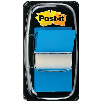 Post-it Index Tab Dispenser, 25 x 43mm, Includes 50 Blue Tabs