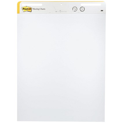 Post-It Meeting Chart, Self-Adhesive, 30 Sheets, A1, Pack of 2 Post-It Meeting Chart, Self-Adhesive, 30 Sheets, A1, Pack of 2