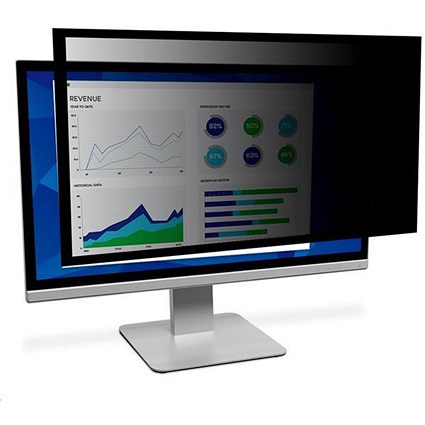 3M Lightweight Privacy Screen, Protection Filter, Anti-Glare, Framed, 19 inch, Black 3M Lightweight Privacy Screen, Protection Filter, Anti-Glare, Framed, 19 inch, Black