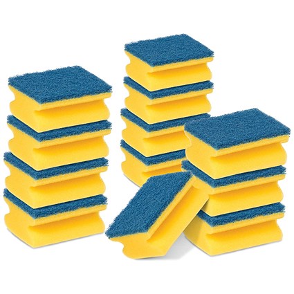 Scotch-Brite Delicate Non-Scratch Scrub Sponge (Pack of 12) 7100248036