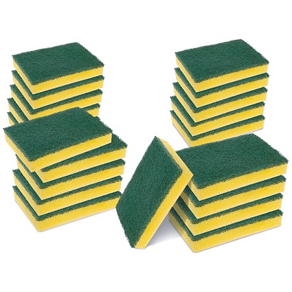 Scotch-Brite Classic Heavy Duty Scrub Sponge (Pack of 20) 7100257949