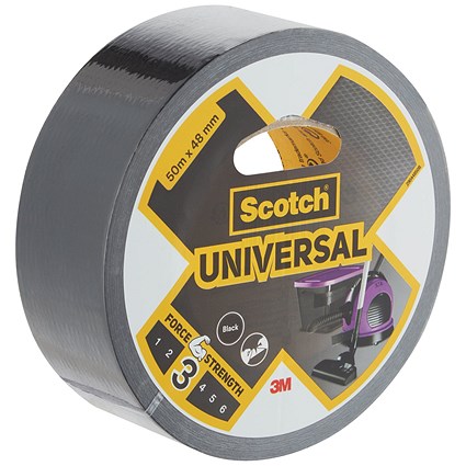 Scotch Universal Duct Tape Black 48mm x 50m