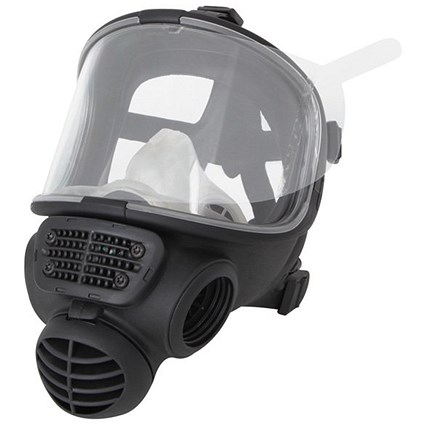 3M FM3-L Promask Full Face Repirator, Black, Medium-Large