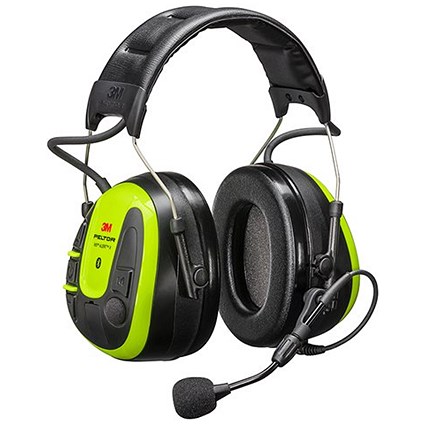 3M Peltor WS Alert X Bluetooth Headset, Black & Green