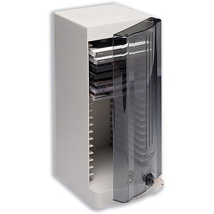 Fellowes CD Storage Tower for 20 Disks W145xD167xH330mm Ref 98200