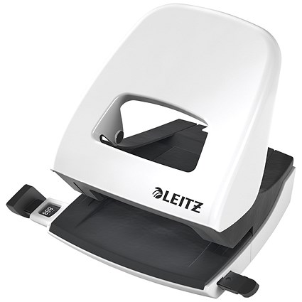 Leitz NeXXt WOW Hole Punch 3mm 30 Sheet Pearl White