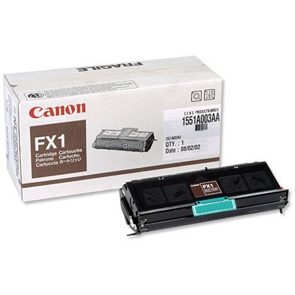 Canon FX1 Fax Toner Cartridge Black and Drum Unit Ref 1551A003AA