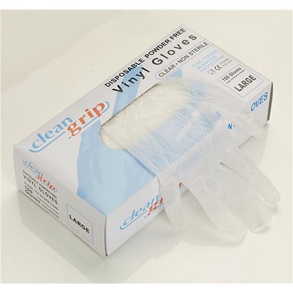 Disposable Gloves, Small, Clear, 50 Pairs