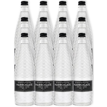 Harrogate Still Water, Glass Bottles, 750ml, Pack of 12