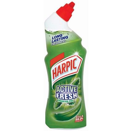 Harpic Active Toilet Cleaning Gel, Pine, 750ml