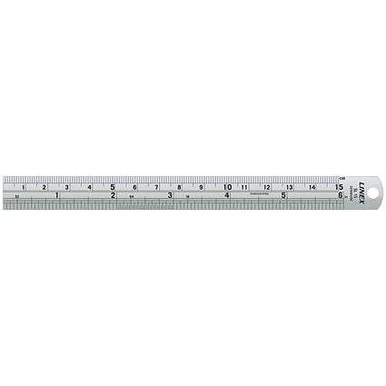 Linex Steel Ruler 150mm 100412284