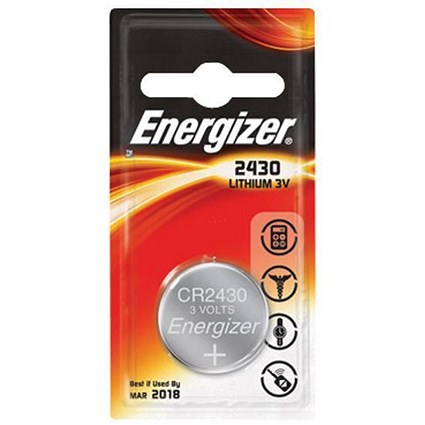 Energizer CR2430 Lithium Battery - Pack of 2
