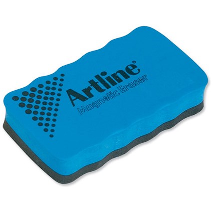 Artline Drywipe Whiteboard Eraser Magnetic for Magnetic Boards Blue