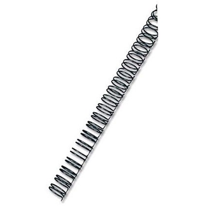 GBC Binding Wire Elements, 34 Loop, 5mm, Black, Pack of 100