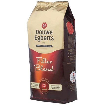 Douwe Egberts Medium Roast Filter Blend Ground Coffee, 1kg