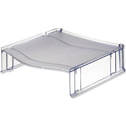 Leitz Universal Riser Platform for Letter Trays - Translucent Grey