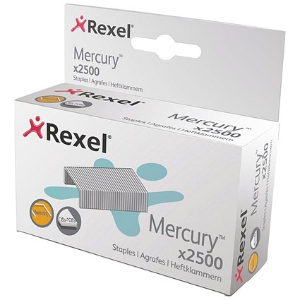 Rexel Mercury Heavy Duty Staples - Pack of 2500