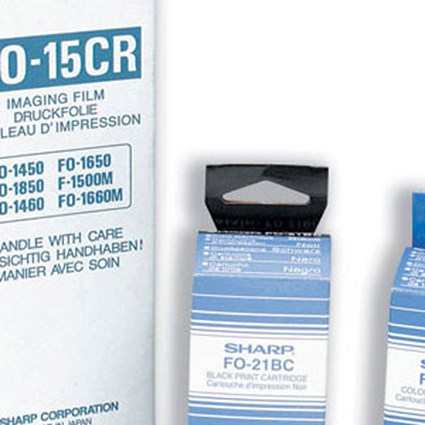 Sharp Fax Ribbon Black for F01450 Ref FO16CR