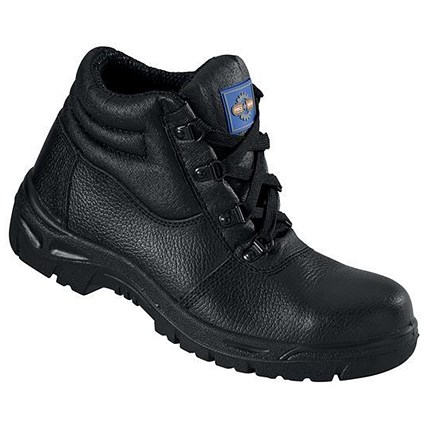 Chukka Boots, Leather, Size 3, Black