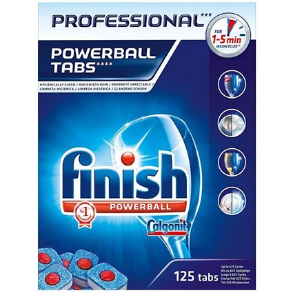 Finish Professional Powerball Dishwasher Tablets - Pack 125