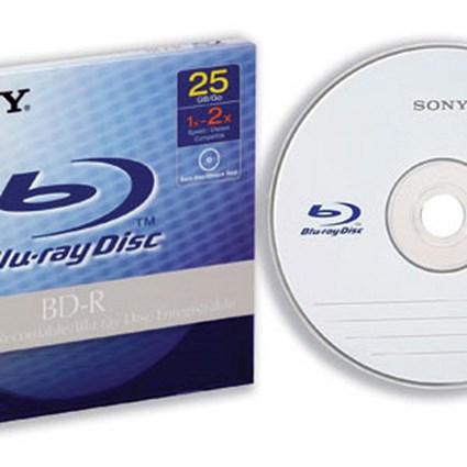 Sony Blu-Ray BD-R Recordable Disk Write Once 72 Mbps 25Gb