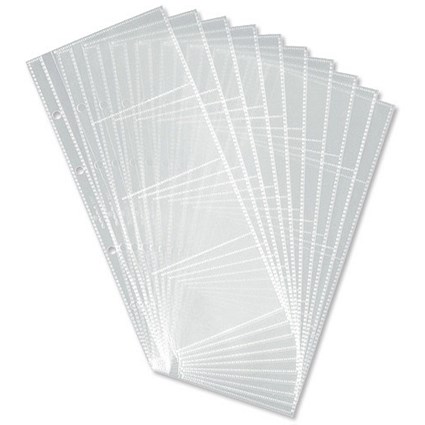 Durable Visifix Refill Set for 145x255mm Business Card Album / 8 Cards per Insert / Pack of 10 Inserts